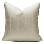 Luxury Ivory Geometric Art Cushion Cover