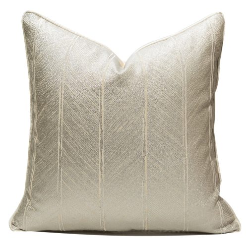 Luxury Ivory Geometric Art Cushion Cover