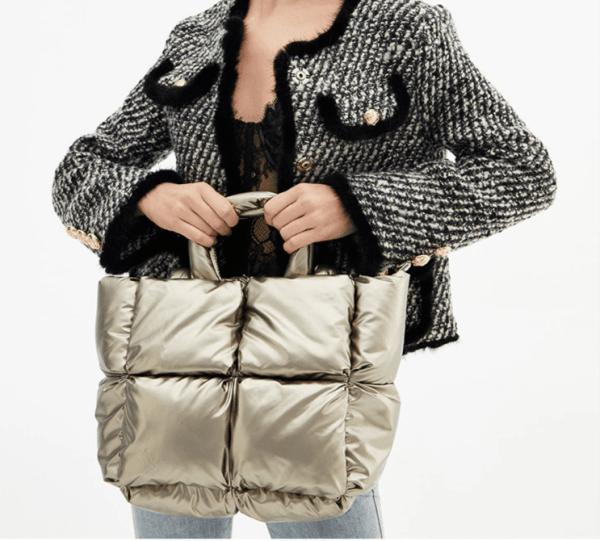 barley quilted tote bag assorted colours on sale
