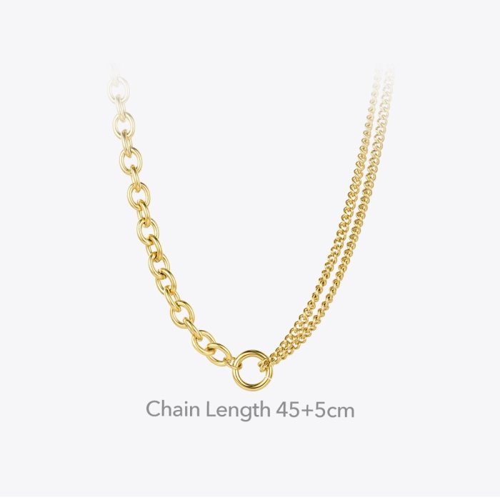 Linked Chain Choker Necklace 2