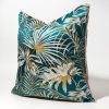 Flora Orchid Jacquard Cushion 2