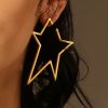 Big Star Gold Earrings 2