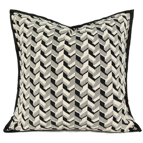Geo Square Jacquard Cushion Cover 1