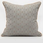 Luxurious Geometric Jacquard Patchwork Cushion 3