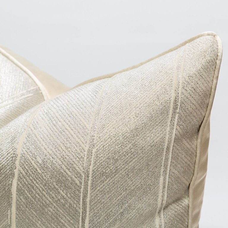 Luxury Ivory Geometric Art Cushion Cover 4