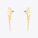 Women's Star Lightning Strikes Drop Earrings