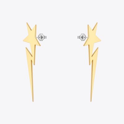 Women's Star Lightning Strikes Drop Earrings Women's Star Lightning Strikes Drop Earrings