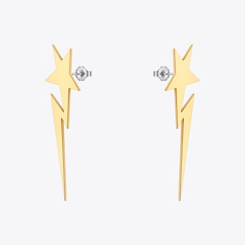 Women's Star Lightning Strikes Drop Earrings