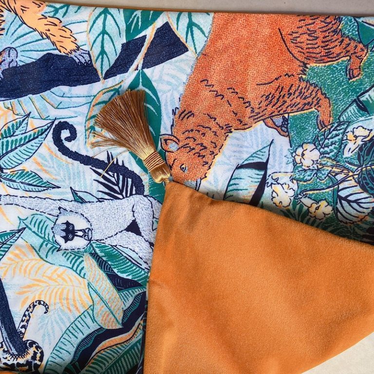 Artistic Jungle Animal Collection Cushion 4