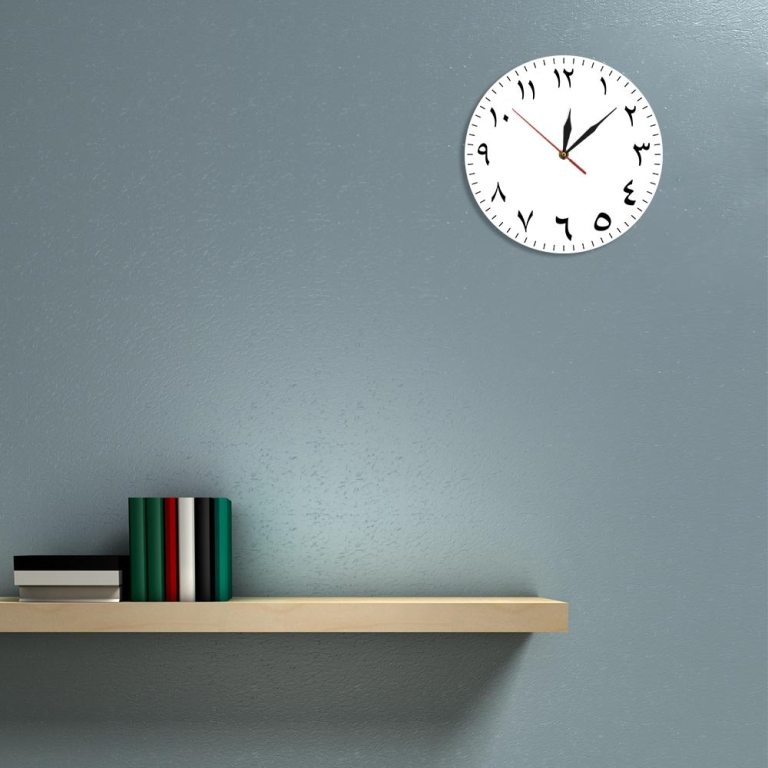 Arabic Numerals Minimalist Wall Clock 6 Arabic Numerals Minimalist Wall Clock 6