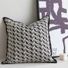 Geo Square Jacquard Cushion Cover 3