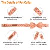 Orange Dog Collar with Bowtie Orange Plaid 2