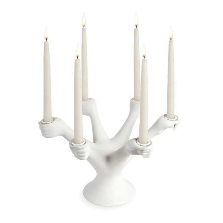 Nordic White Candle Holders Ornaments Ins Table Wedding Centerpieces Candlestick Candlelight Dinner Props Mumluk Birthday Gift 1