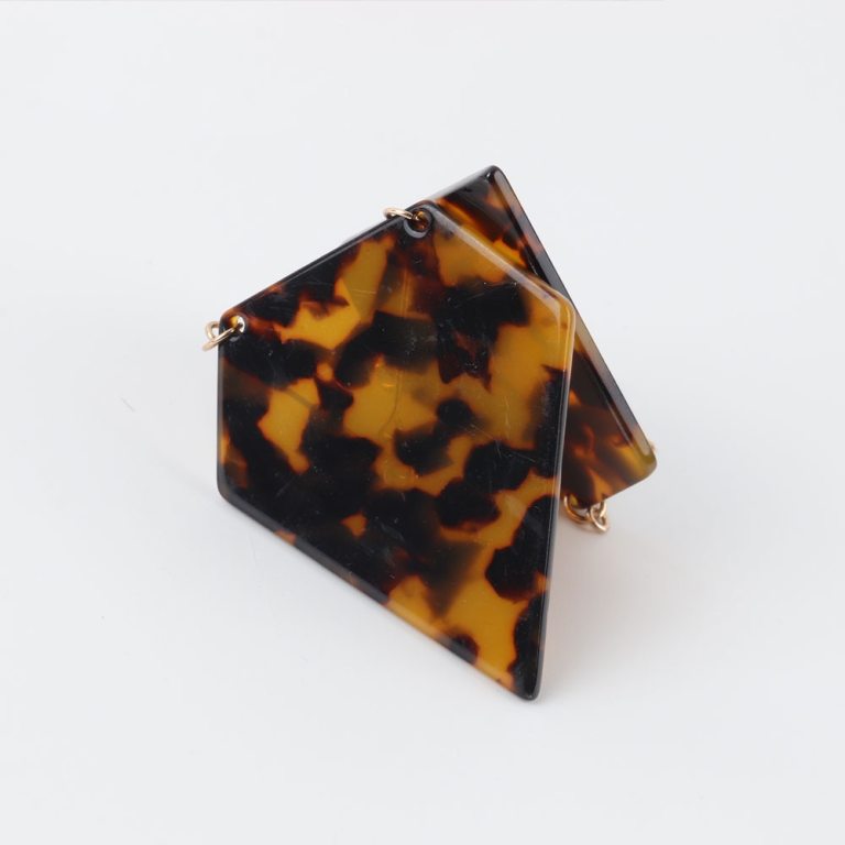 FishSheep Trendy Leopard Geometric Acrylic Drop Earrings For Women Vintage Big Irregular Long Dangle Earring Fashion Jewelry 5