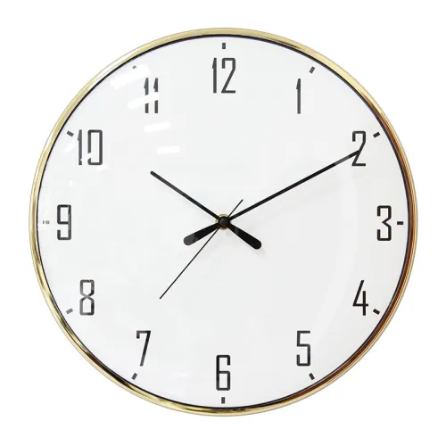 Gold Metal Luxury Wall Clock Silent Large Size Silent Modern Wall Watches Home Decor Big Kitchen Clock Duvar Saati Gift D084 5