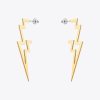 Earrings Thunder Star - In Stainless Steel or Gold 1 Earrings Thunder Star - In Stainless Steel or Gold 1