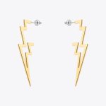 Earrings Thunder Star - In Stainless Steel or Gold 1