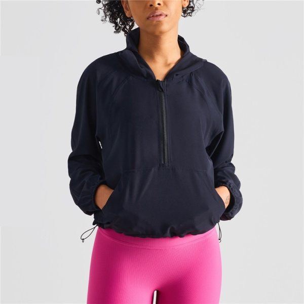 Fitness Women Sport Comprehensive Training Fitness Clothe Top Adjustable Zip Pocket Loose Sun Protection Long Sleeve Gym Quickdr 4 Fitness Women Sport Comprehensive Training Fitness Clothe Top Adjustable Zip Pocket Loose Sun Protection Long Sleeve Gym Quickdr 4