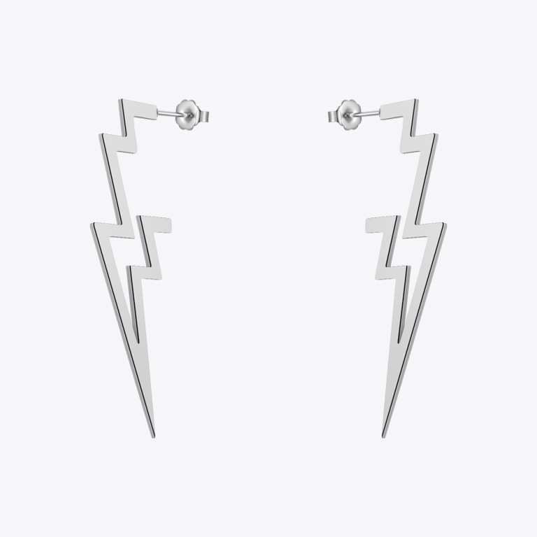 Earrings Thunder Star - In Stainless Steel or Gold 6