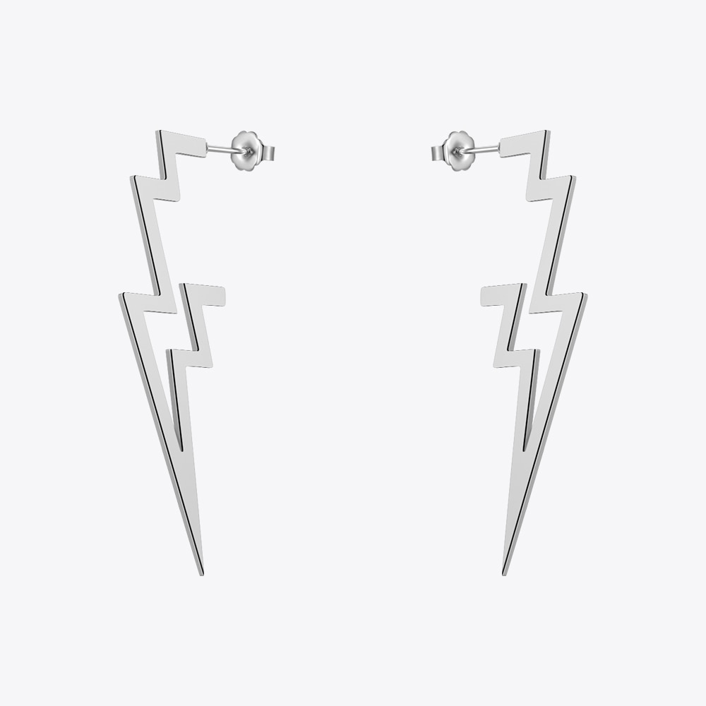 Earrings Thunder Star - In Stainless Steel or Gold 6