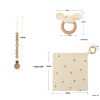 Baby Bath Toy Set Wooden Rattle Infant Babyplay Cotton Comfort Towel Baby Teether Wood Ring Baby Shower Gift With Gift Box 5 Baby Bath Toy Set Wooden Rattle Infant Babyplay Cotton Comfort Towel Baby Teether Wood Ring Baby Shower Gift With Gift Box 5