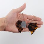 FishSheep Trendy Leopard Geometric Acrylic Drop Earrings For Women Vintage Big Irregular Long Dangle Earring Fashion Jewelry 4