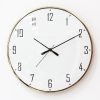Gold Metal Luxury Wall Clock Silent Large Size Silent Modern Wall Watches Home Decor Big Kitchen Clock Duvar Saati Gift D084 2