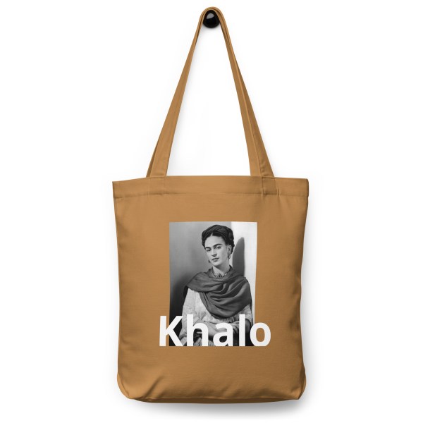 cotton-tote-bag-camel-front-640815acb3129.jpg Women in Art Frida Kahlo Tote Bag
