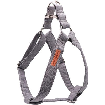 Grey Pet Harness with Bowtie Adjustable Buckle Grey Pet Harness with Bowtie Adjustable Buckle