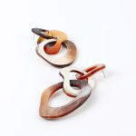 Women’s Statement Earrings Irregular Cut Acrylic