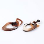 Women’s Statement Earrings Irregular Cut Acrylic