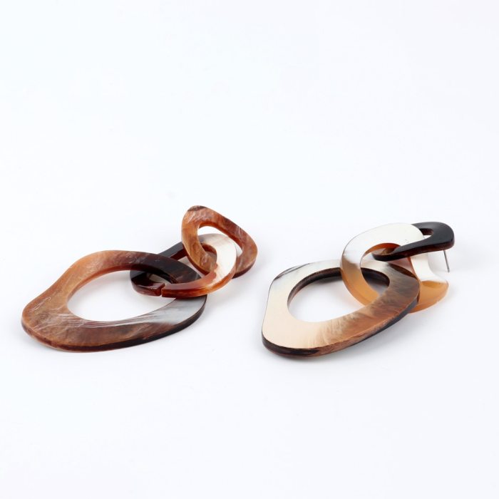 Women’s Statement Earrings Irregular Cut Acrylic Women’s Statement Earrings Irregular Cut Acrylic
