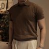 Men’s Retro Stripped Knitted Original Shirt