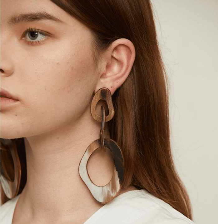 Women’s Statement Earrings Irregular Cut Acrylic Women’s Statement Earrings Irregular Cut Acrylic