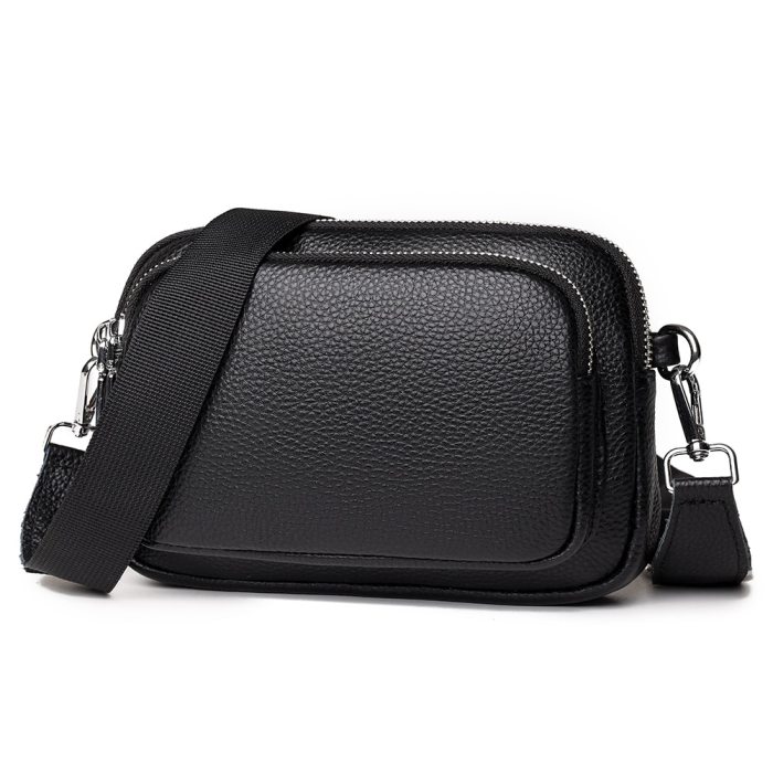 Women’s Camera Crossbody Leather Bag