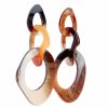 Women’s Statement Earrings Irregular Cut Acrylic Women’s Statement Earrings Irregular Cut Acrylic