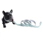 Blue Velvet Adjustable Pet Collars and Leash Rose Gold Buckle Blue Velvet Adjustable Pet Collars and Leash Rose Gold Buckle