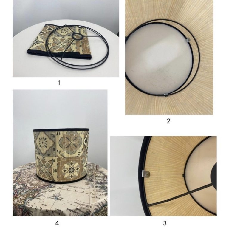Retro Jungle Bamboo Art Light Shade