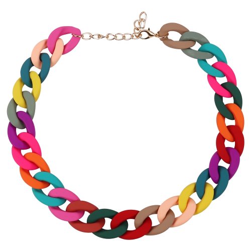 Womens Fashion Acrylic Chain Choker Necklaces Womens Fashion Acrylic Chain Choker Necklaces