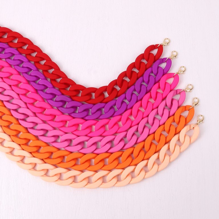 Womens Fashion Acrylic Chain Choker Necklaces Womens Fashion Acrylic Chain Choker Necklaces