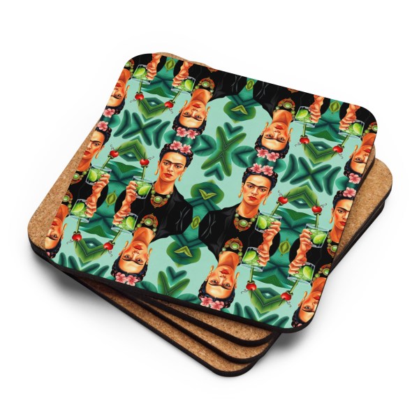 Frida Margarita Cork-back Coaster Frida Margarita Cork-back Coaster