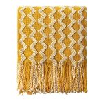 Inya Home Decorative Woven Blanket with Tassels Inya Home Decorative Woven Blanket with Tassels