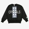 Authentic Advisory Board Crystals Moncler Black Crewneck unisex Small