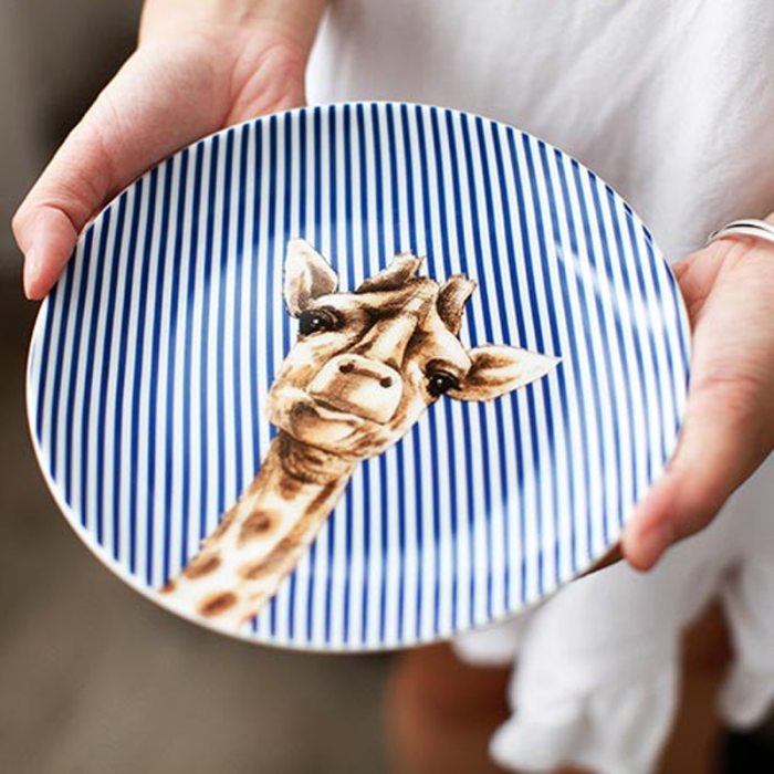 Safari Luxury Plate Set of 4 Safari Luxury Plate Set of 4