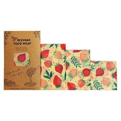 Eco Natural Beeswax Food Wraps 3 Pack Eco Natural Beeswax Food Wraps 3 Pack