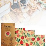 Eco Natural Beeswax Food Wraps 3 Pack