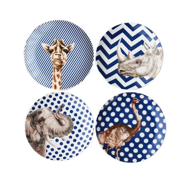 Safari Luxury Plate Set of 4