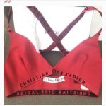 Authentic CHRISTIAN DIOR J’ADIOR’ signature Bralette Top red Size S