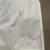 Authentic Prada White Re-Nylon Gabardine shorts size 38 Authentic Prada White Re-Nylon Gabardine shorts size 38