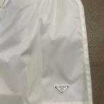 Authentic Prada White Re-Nylon Gabardine shorts size 38 Authentic Prada White Re-Nylon Gabardine shorts size 38
